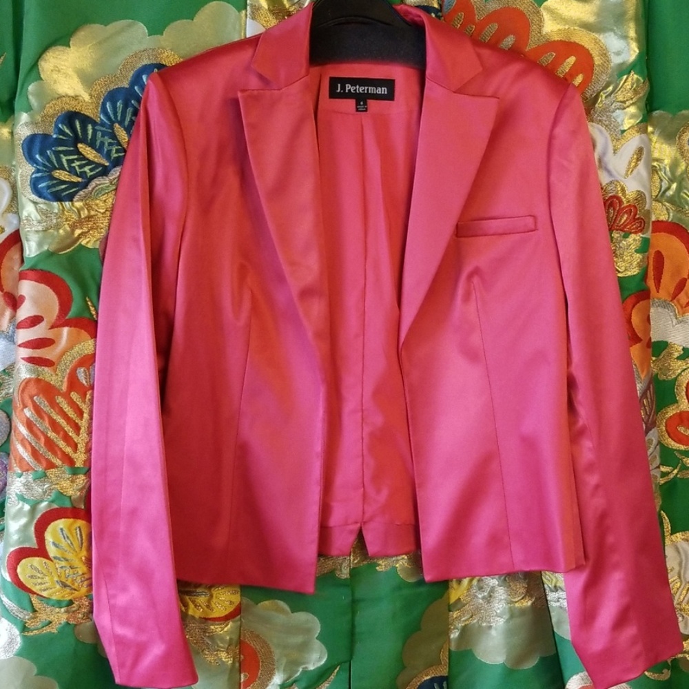 J. Peterman Cropped Blazer, NWOT